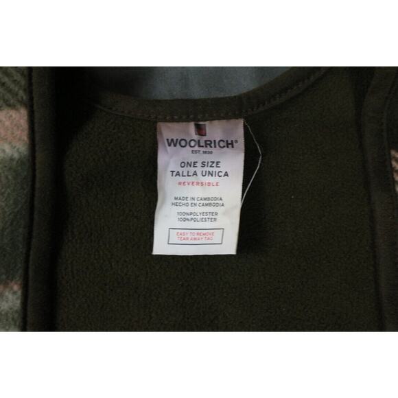 Woolrich Womens Poncho One Size Plaid Tall Unica Reversible - Picture 3 of 7